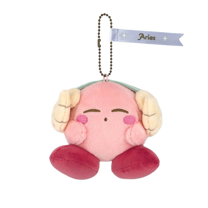 Sanei Boeki Kirby Horoscope Collection Aries Stuffed Mascot W10.5xD8.5xH10 cm