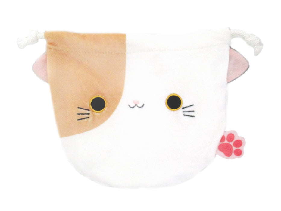 Sanei Boeki Plush Cat Dango Mochi Bag W17.5xD1.5xH15cm