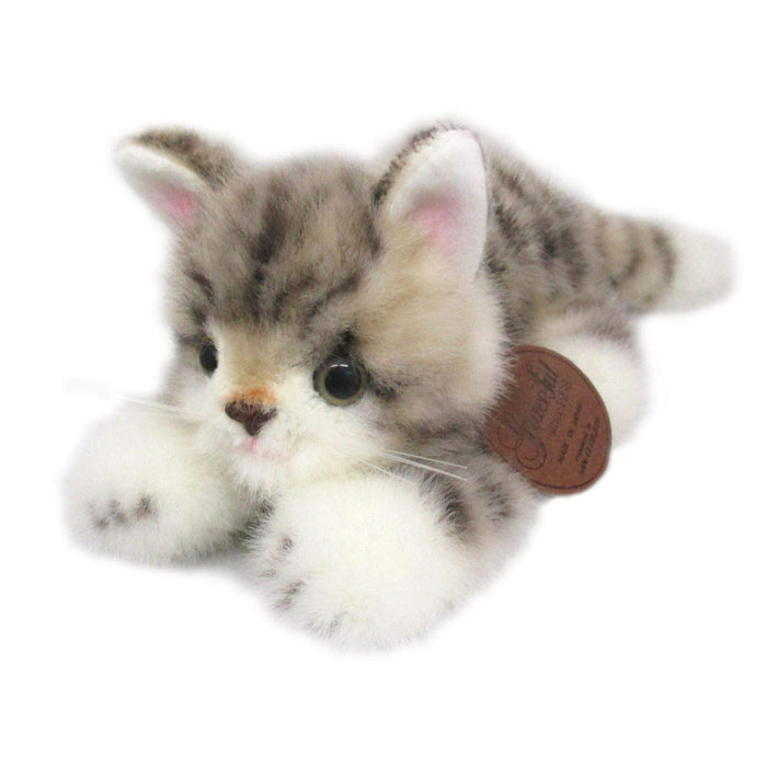 Sanei Boeki Gray Kitten Miya Crawling Plush W12xD18xH9cm