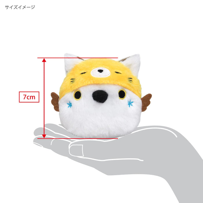 Sanei Boeki Plush Tori Dango Red Fox Shimaenaga 9x8x7cm Stuffed Toy