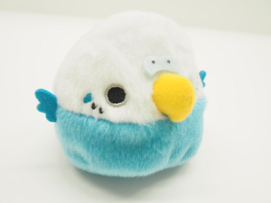 Sanei Boeki Peluche Dango Perruche Bleu L9xP8xH7cm