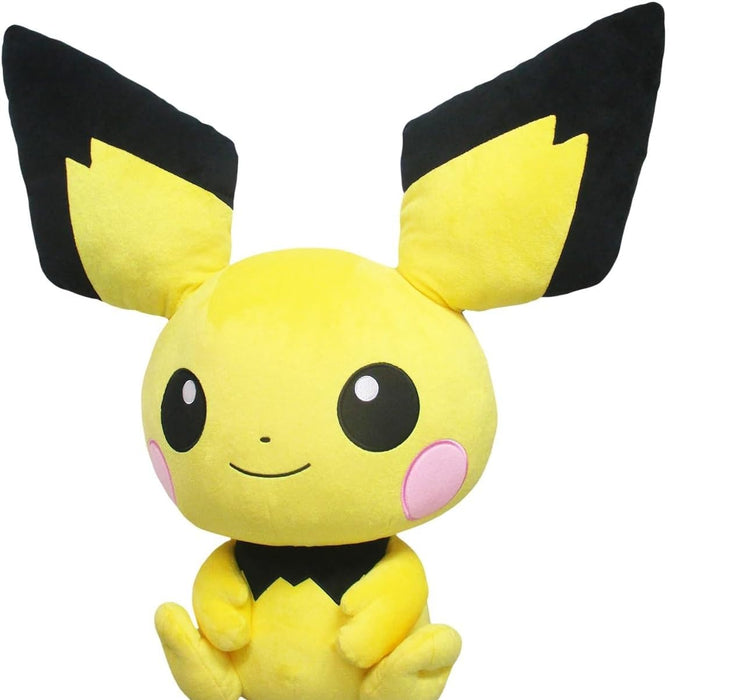 Sanei Boeki Pokemon BM07: Extra Large Pichu Stuffed Toy (W55xD28xH60cm) [2023]