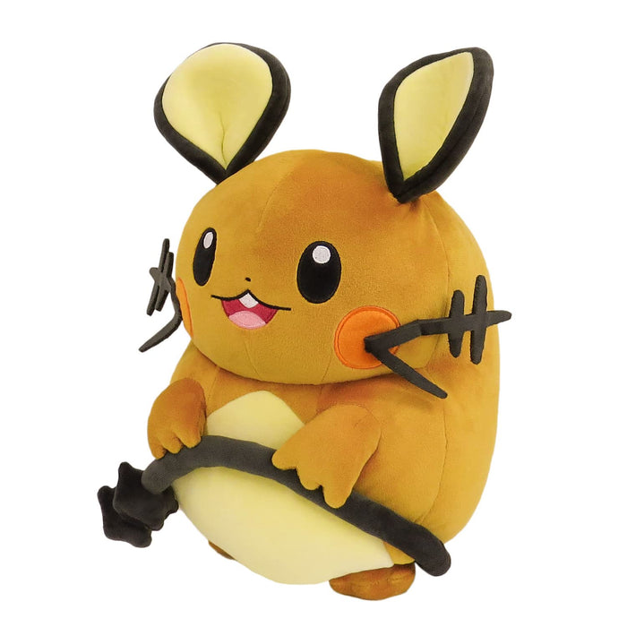 Sanei Boeki Pokemon Plüsch Verschiedenes Serie Potehagu Kissen Dedenne Plüsch Höhe 36,5 cm Pz62