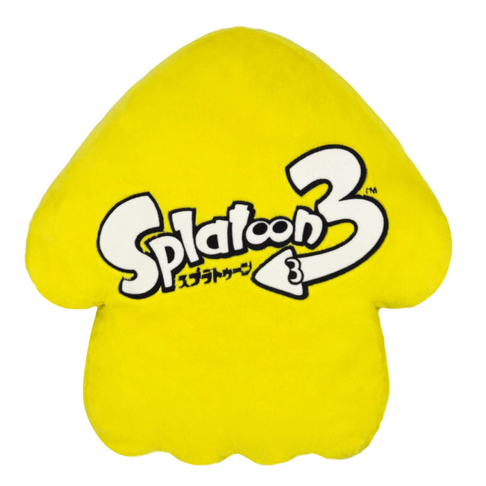 Sanei Boeki Splatoon 3 All Star Collection Cushion Squid Yellow W33xD11xH34cm