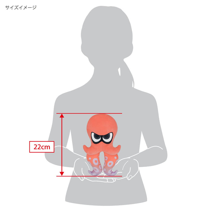 Sanei Boeki Splatoon3 All Star Collection Octopus Red (S) Plush Height 22Cm Sp34