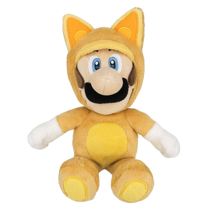 Sanei Boeki Super Mario 3D Land Fox Luigi Plush Toy Japan 12X11X24Cm