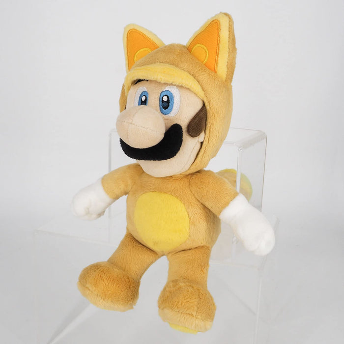 Sanei Boeki Super Mario 3D Land Fox Luigi Plush Toy Japan 12X11X24Cm