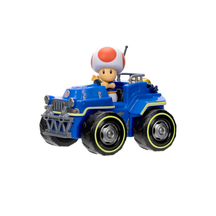 Sanei Boeki Super Mario Bros. Film-Rückziehwagen Kinopio Japan B8,8 x T10,5 x H9 cm Tsm-18