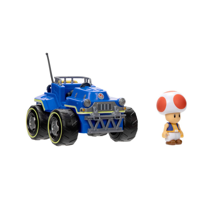 Sanei Boeki Super Mario Bros. Film-Rückziehwagen Kinopio Japan B8,8 x T10,5 x H9 cm Tsm-18