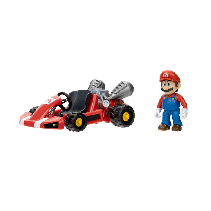 Sanei Boeki Super Mario Bros Film Pullback Cart Mario Japon W8.5Xd12.5Xh6.2Cm Tsm-16