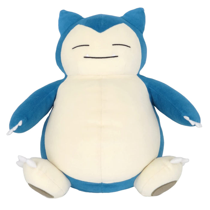 Sanei Trading Pokemon Plush Toys Series Mochifuwa Cushion Snorlax Height 35Cm
