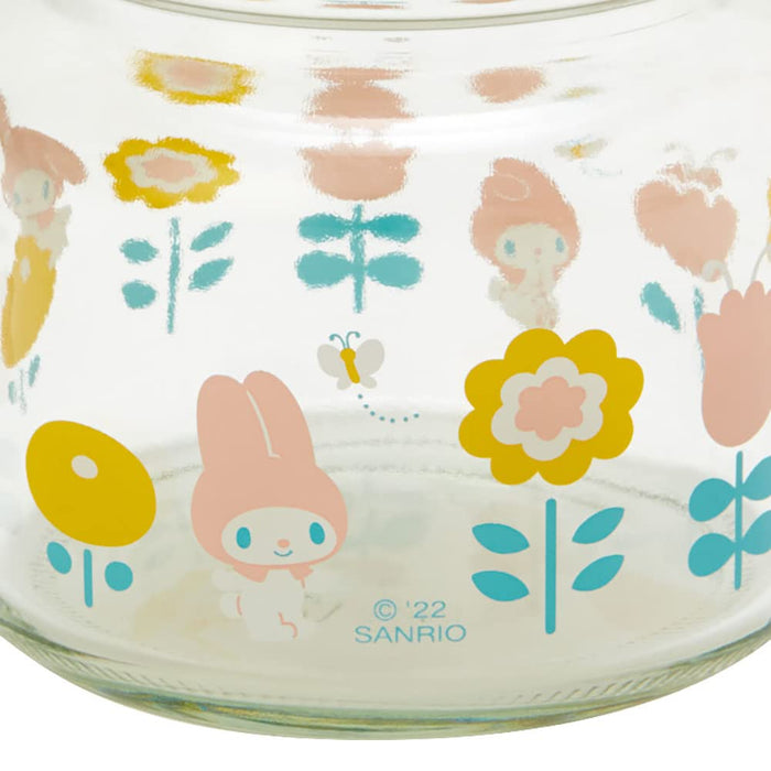 Sanrio 109029 My Melody Glass Canister (Retro Clear Tableware)