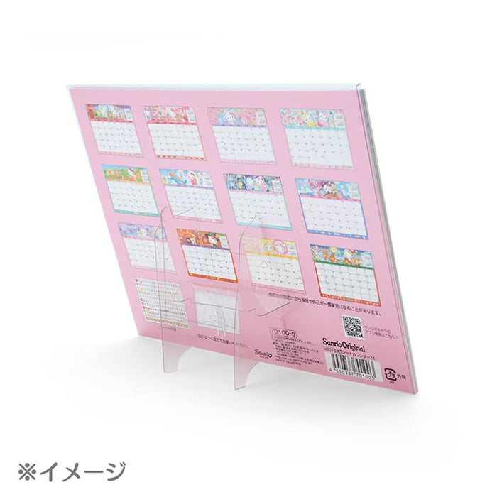 Sanrio 2024 Tabo Sheet Calendar Japan | 701149 Everyone'S