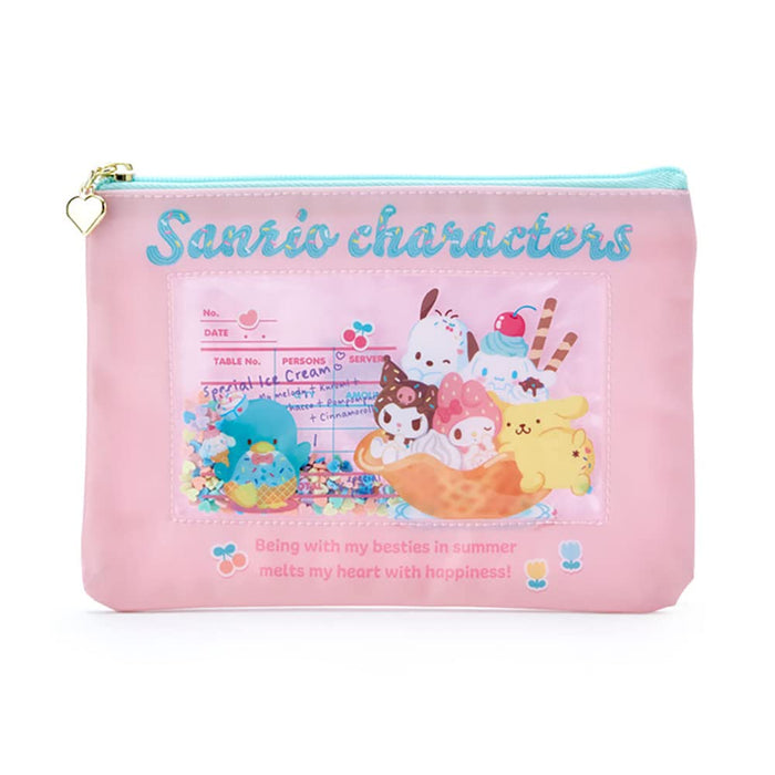 Sanrio 227412 Sanrio Characters Pouch Ice Cream Parlor Kawaii Sanrio Pouch