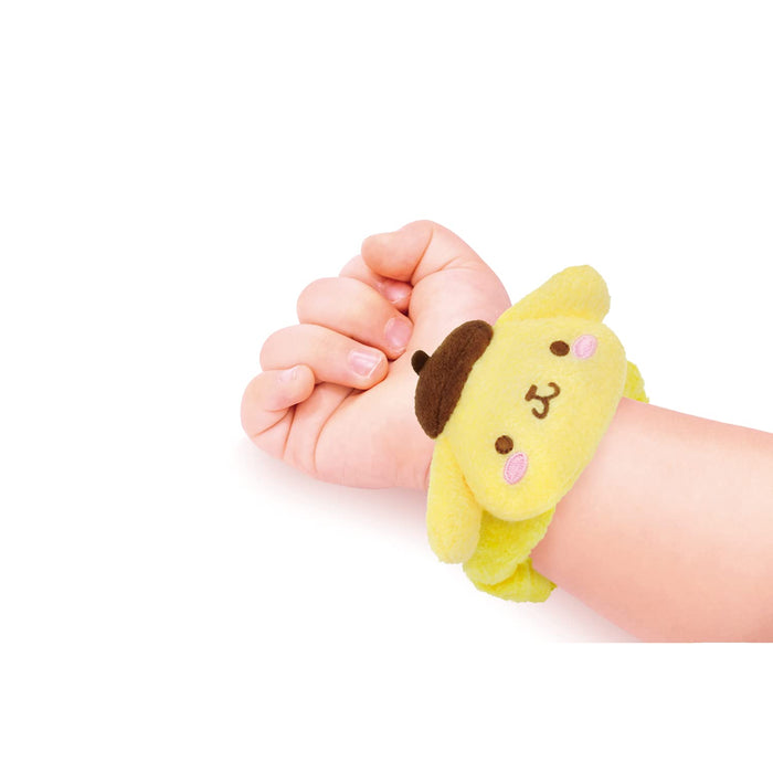 KAWADA Sanrio Baby Fluffy Wrist Rattle Pompompurin
