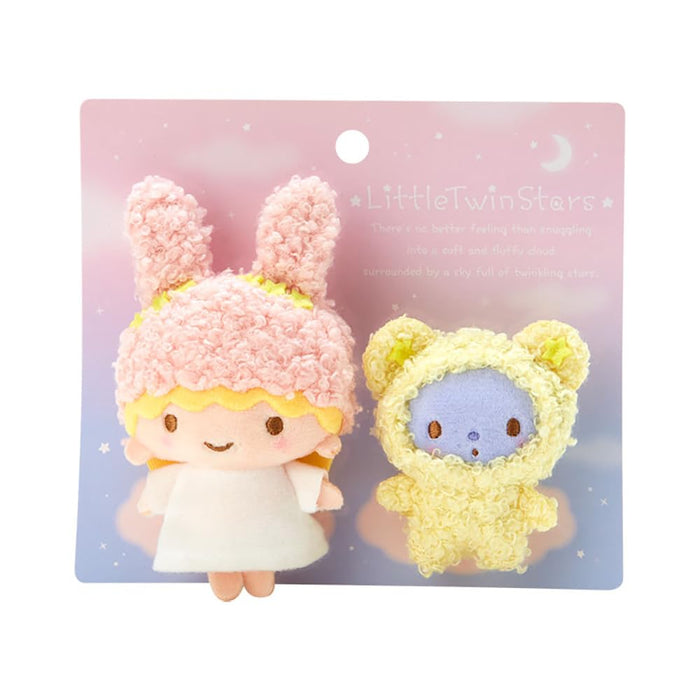 Sanrio Little Twin Stars Kikirara 10.5x5.5x4cm Fluffy Fancy Design Series Character 013404