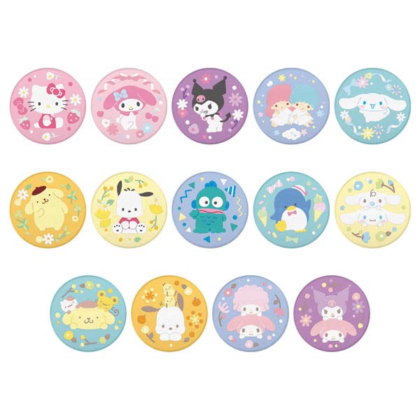 Sanrio Characters Biscuits With Embroidered Can Badge 12 Box (Shokugan/Tentative Name)