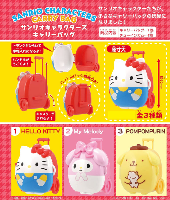 F-TOYS Sanrio Characters Carrying Bag 10Pack Box Candy Toy