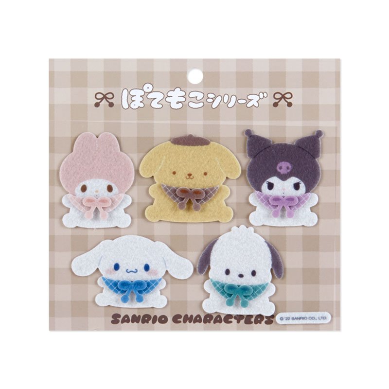 Sanrio Characters Felt Sticker (Poteko)