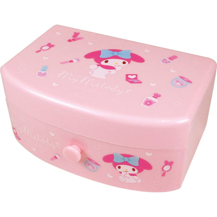 Sanrio Characters Jewelry Box Pink 2-Drawer Type With Mirror My Melody Sr-5542212Mm