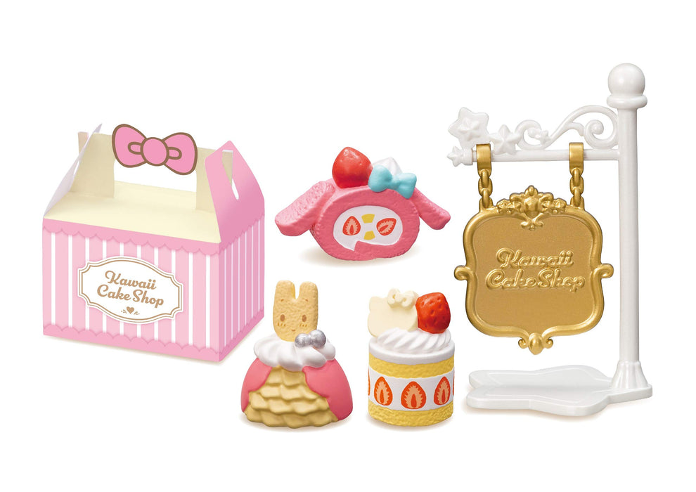 RE-MENT Sanrio Characters Kawaii Cake Shop Boîte de 8 pièces