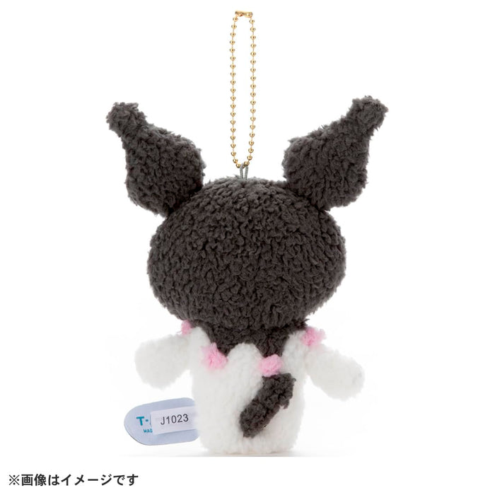 Takaratomy Arts Sanrio Kuromi peluche 16 cm mascotte chaîne à billes