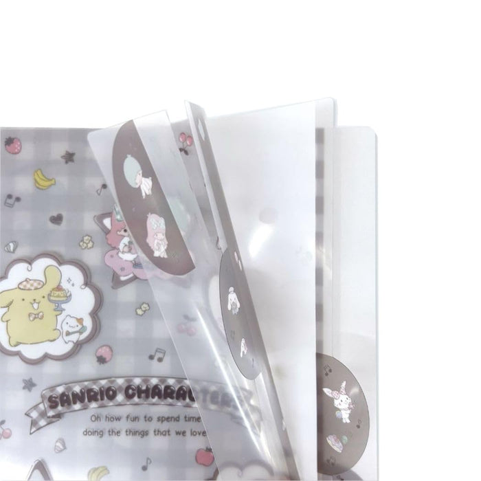 M-Plan A4 Sanrio Characters Index File Japan - Pocket File Mix