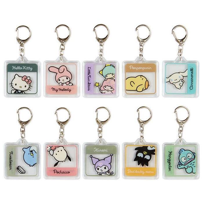 Porte-clés secret en acrylique avec personnages de Sanrio (conception simple)