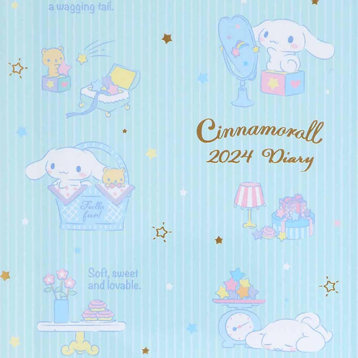 Sanrio Cinnamoroll B6 Diary Japan 2024 704113