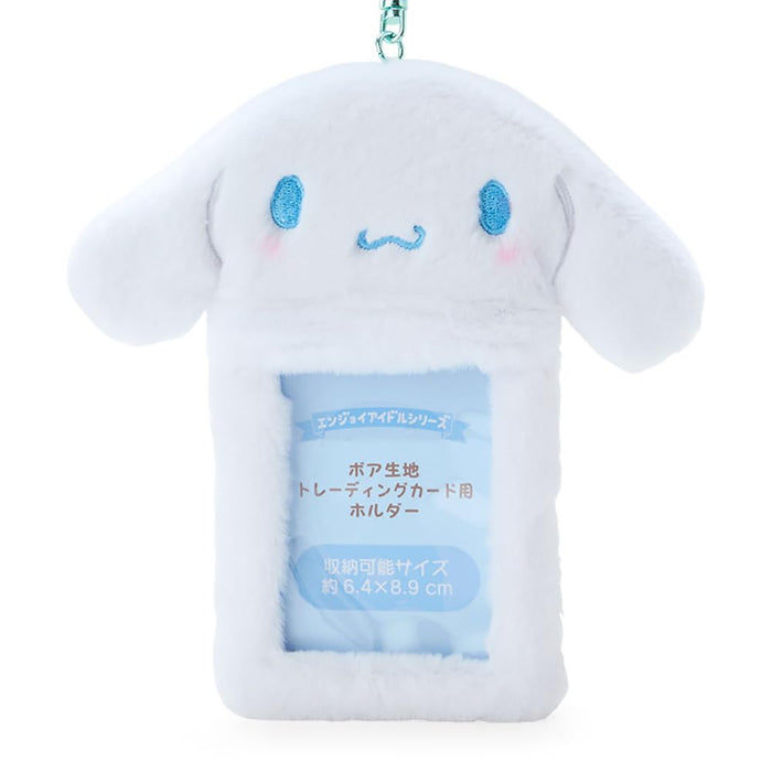 Sanrio Cinnamoroll Boa Fabric Trading Card Holder Japan Enjoy Idol 727539