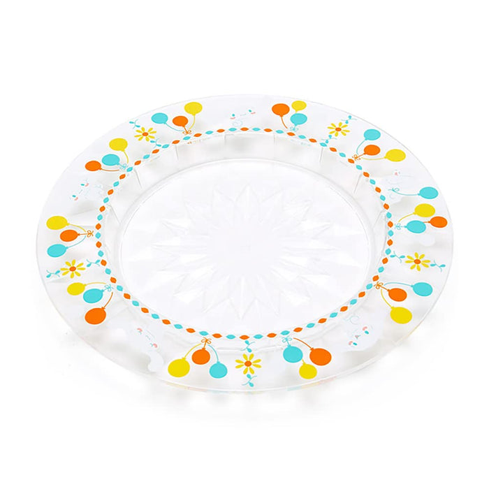 Sanrio Cinnamoroll Clear Plate (Retro Clear Tableware) 108375 Freesize