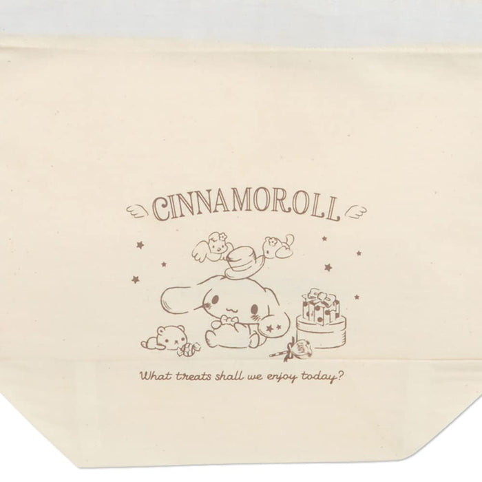 SANRIO Drawstring Bag M Cinnamoroll Beige