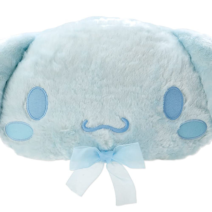 Sanrio 412945 Cinnamoroll Face Cushion Sky Blue Candy Design Kawaii Face Cushion