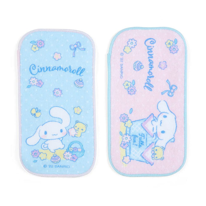 SANRIO Half-Size Mini Hand Towel Set 2 Pcs Cinnamoroll
