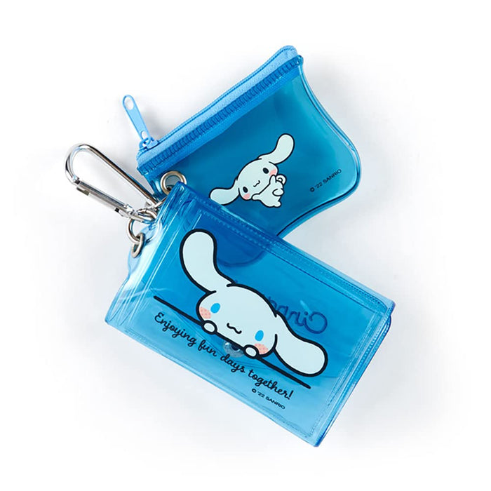Sanrio 340669 Cinnamoroll Mini Wallet Charm Simple Design Bleu Mini Wallet
