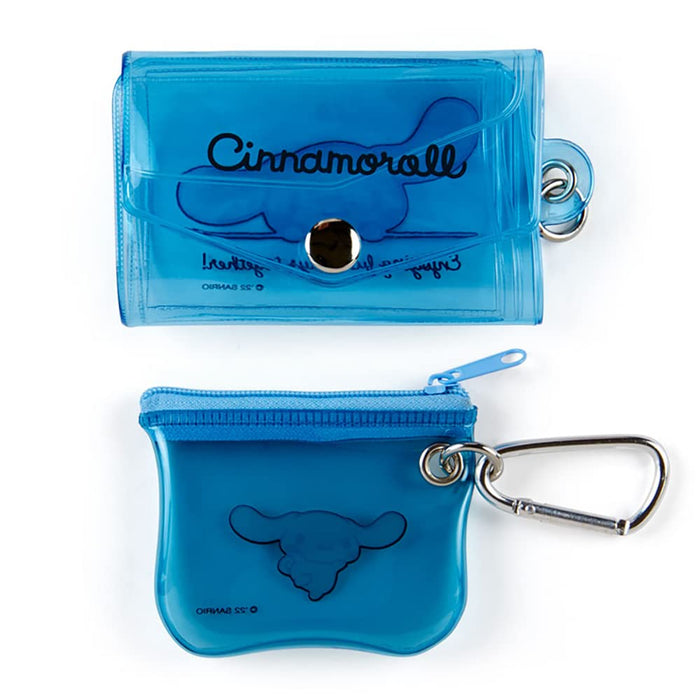 Sanrio 340669 Cinnamoroll Mini Wallet Charm Simple Design Bleu Mini Wallet