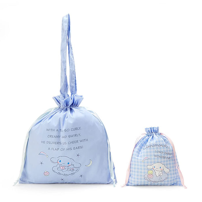 SANRIO Tote Bag & Drawstring Bag Set Cinnamoroll