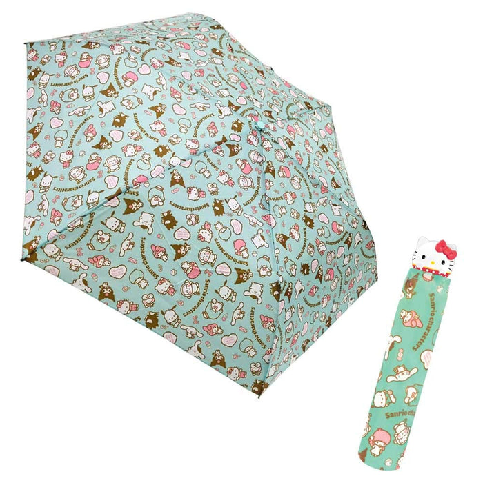 J'S PLANNING - Parapluie Pliant Découpé Personnage Sanrio 'Hello Kitty' - Rose