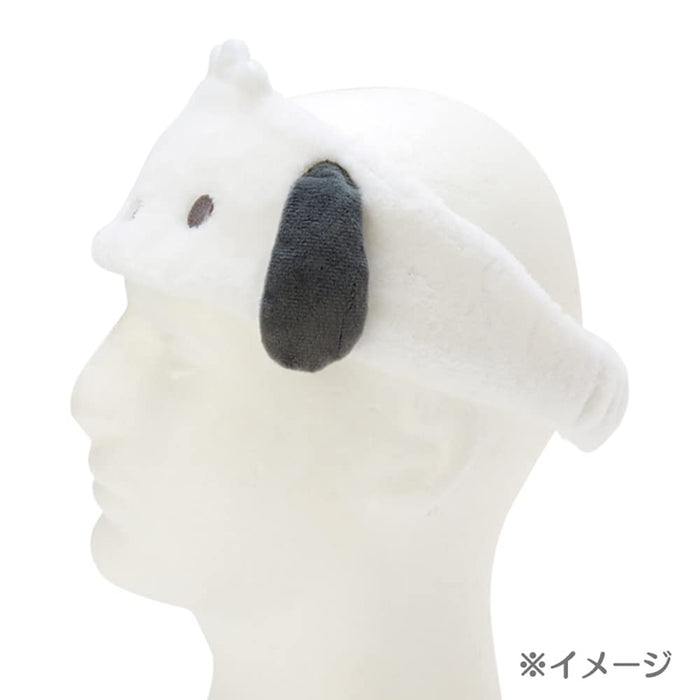 Sanrio Haarband Haarturban Stirnband Weiß Pochakko Pochakko Gesicht Waschen Make-up Freie Größe Mädchen Charakter 986208 Sanrio