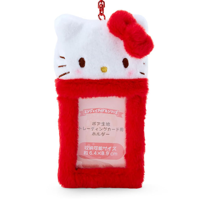 Sanrio Hello Kitty Boa Fabric Trading Card Holder Japan 725170