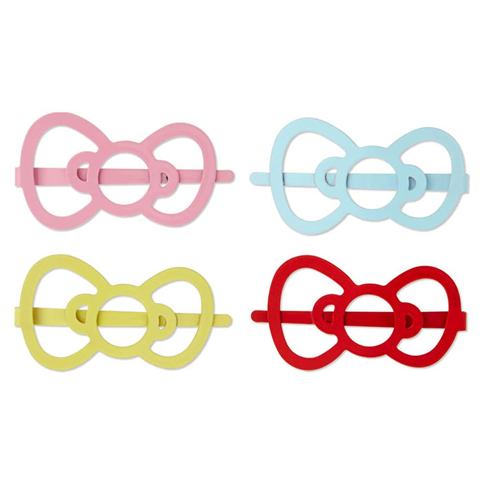 SANRIO Colorful Hairpin Set Of 4 Hello Kitty Ribbon