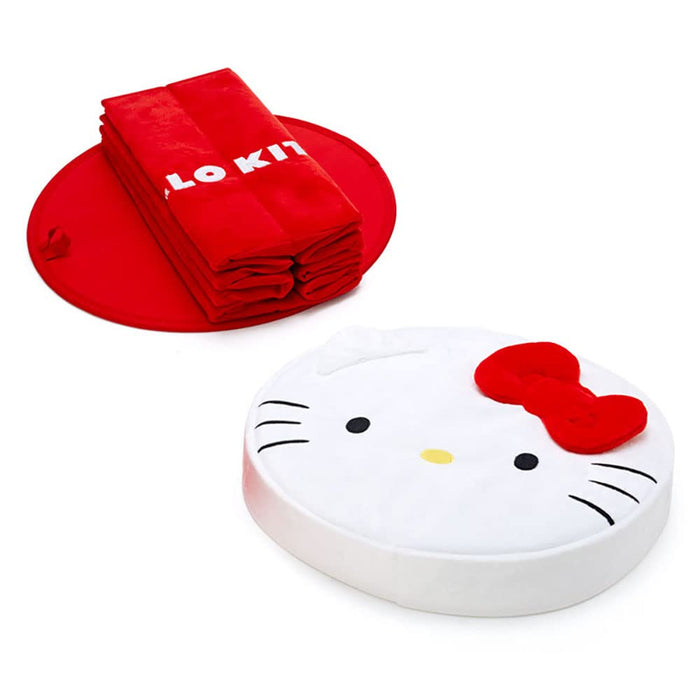 SANRIO Boîte de Rangement Cylindrique Pliable Hello Kitty