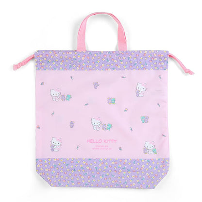 Sanrio Hello Kitty Drawstring Purse W/ Handle | Japan | 255815- Japan Figure Store - #1 Bring To You The Best Japanese Goods