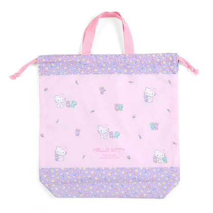 Sanrio Hello Kitty Drawstring Purse W/ Handle | Japan | 255815- Japan Figure Store - #1 Bring To You The Best Japanese Goods