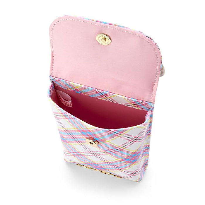 Sanrio Hello Kitty Tartan Dress Series Smartphone Shoulder Bag 18x11x2.5cm