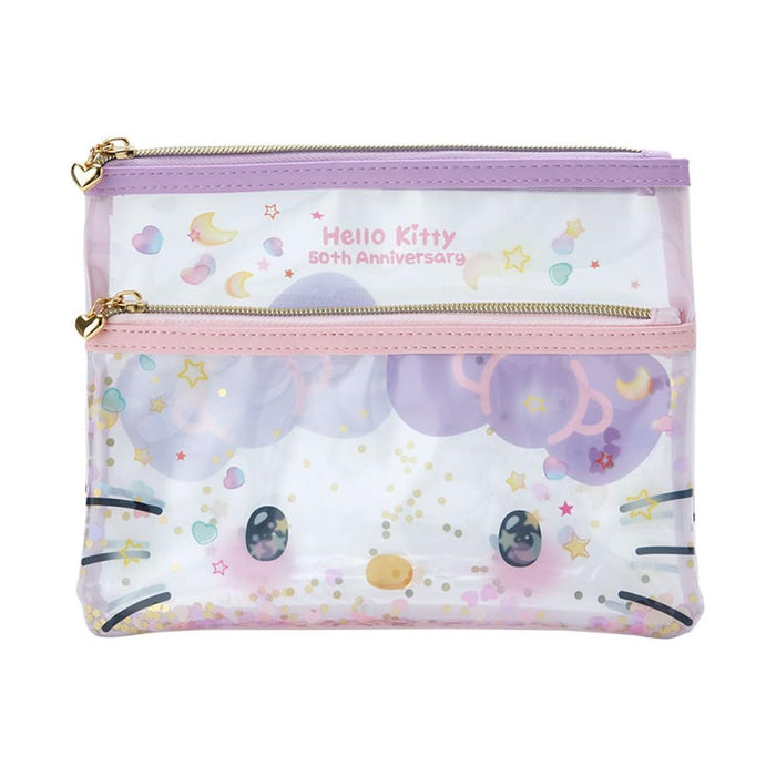 Sanrio Hello Kitty 50th Anniv Flat Pouch 517593