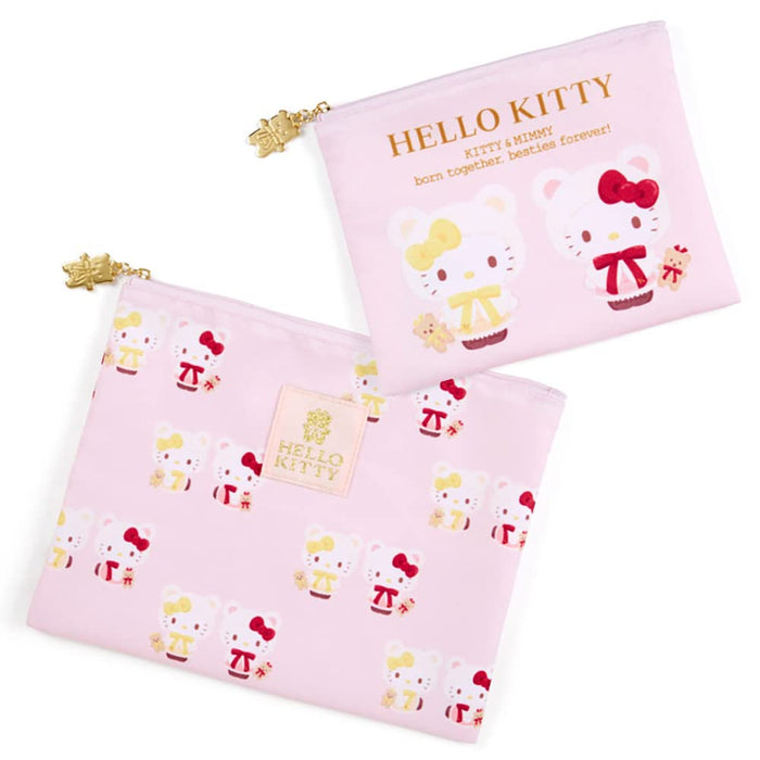 SANRIO Flat Pouch Set 2 Pcs Hello Kitty Birthday 2022