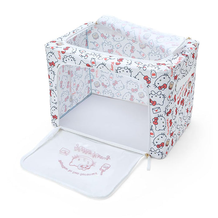 Sanrio Hello Kitty Folding Storage Case Japan 313807 W/ Window