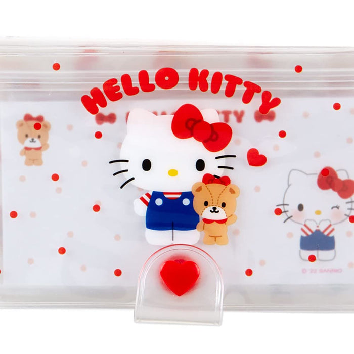 SANRIO Notizblock &amp; Aufkleber mit Etui Hello Kitty