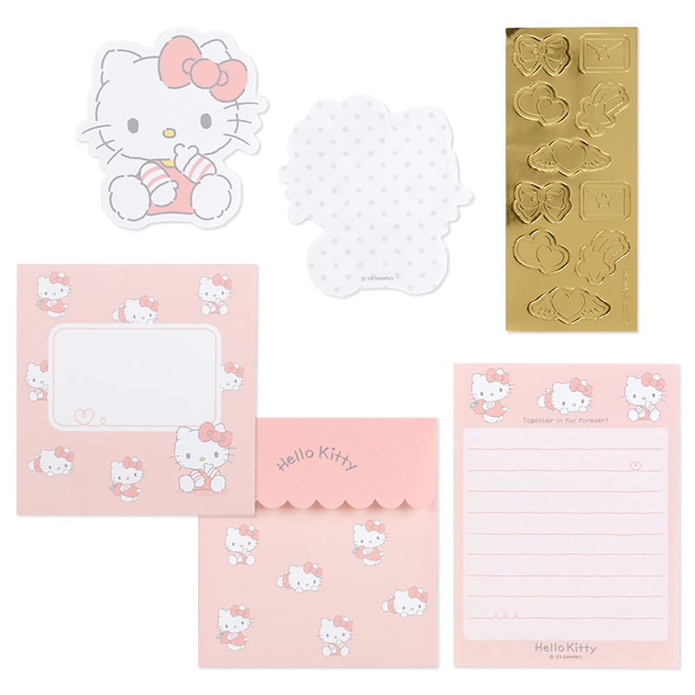 Sanrio Hello Kitty Mini Letter Set 515493 Stuffed Animal Design- Japan Figure Store - #1 Bring To You The Best Japanese Goods
